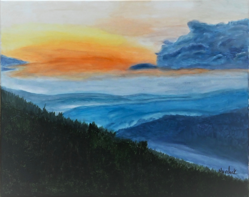 CASHIERS MOUNTAIN VIEW II by artist M Murdock